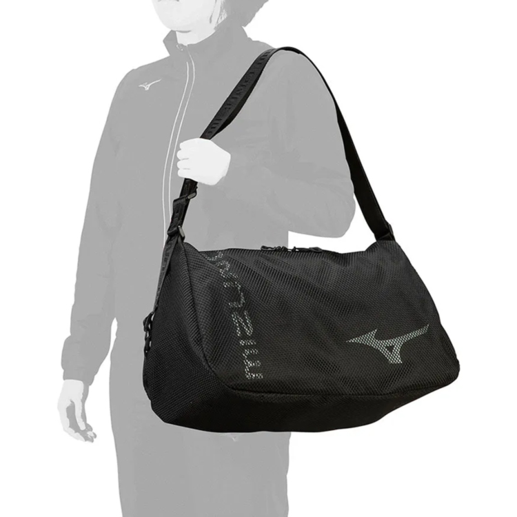 Torba treningowa Mizuno Mesh Holdall 22 Black 33GD3006-09 (1).png