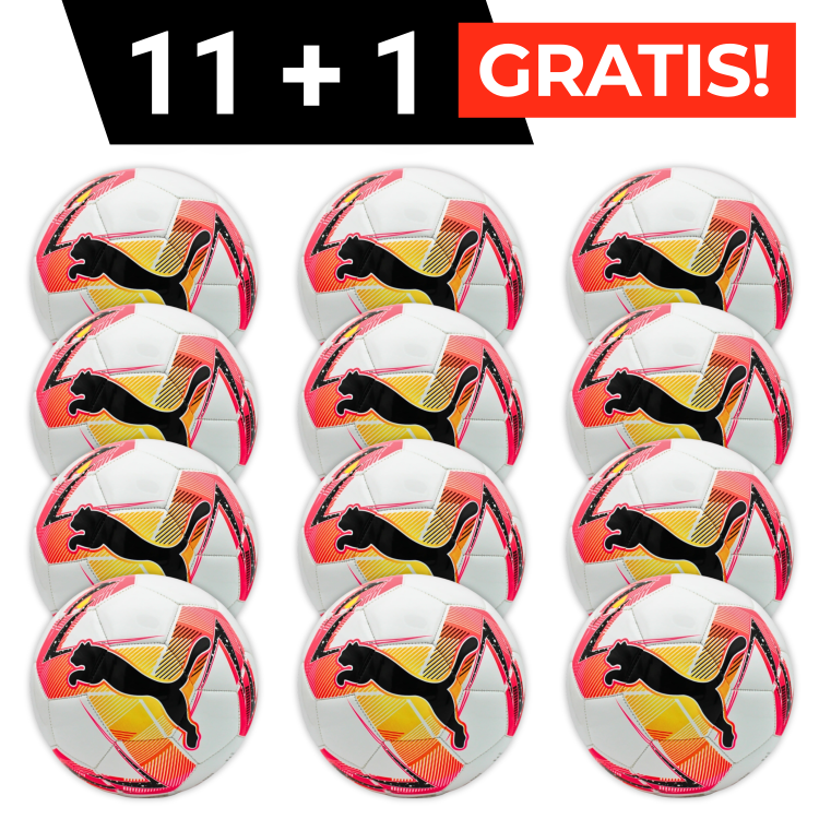 Zestaw 12 piłek Puma Fitsal 3 MS | rozmiar 4 | 11+1 GRATIS