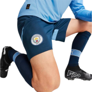 Spodenki piłkarskie dziecięce Puma Manchester City 20242025 775115-54