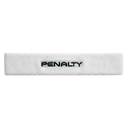 Sportowa opaska na głowę Penalty - biała z czarnym napisem 660006.1000