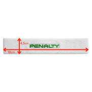 Sportowa opaska na głowę Penalty - biała z zielonym napisem 660006.1551