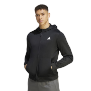 Bluza męska z kapturem rozpinana Adidas Train Essentials IJ9618