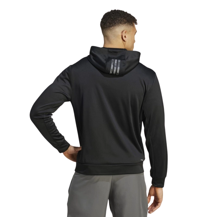 Bluza męska z kapturem rozpinana Adidas Train Essentials IJ9618