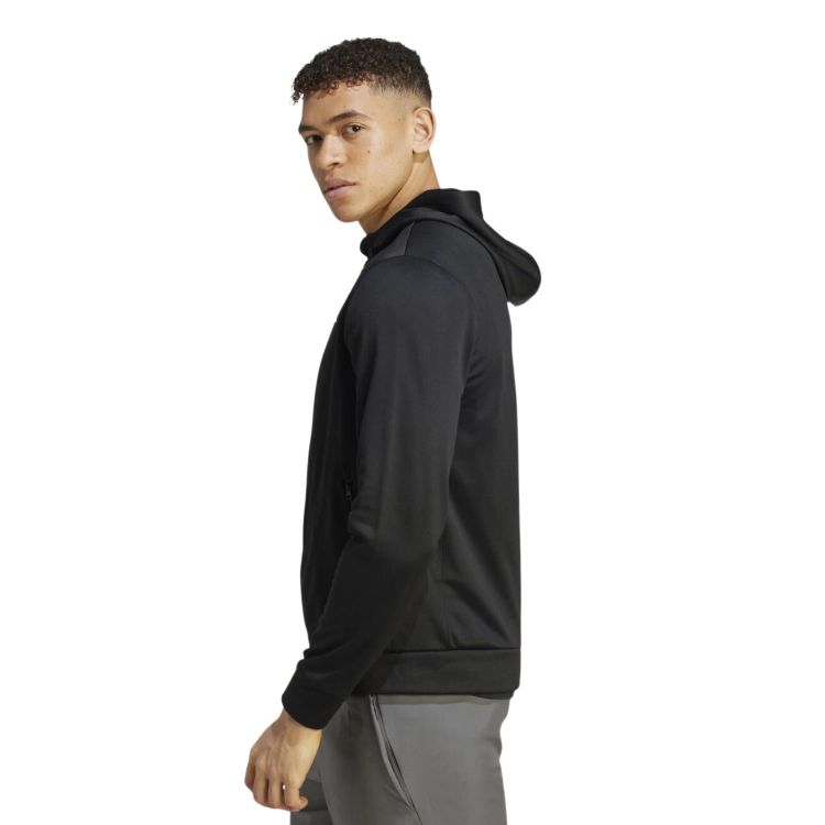 Bluza męska z kapturem rozpinana Adidas Train Essentials IJ9618