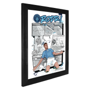 Oficjalny plakat w ramie Manchester City Rodri Murwalls Liga Mistrzów Rama