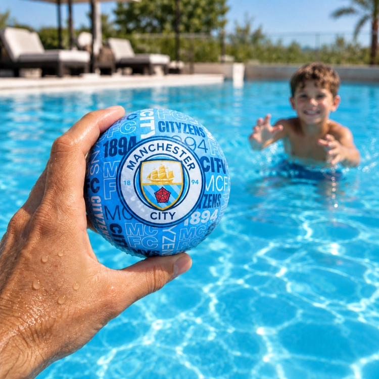Mini piłeczka piankowa Manchester City Mini Oficjalna - Cityzen